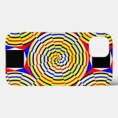 Yellow Spirals von Kenneth Yoncich Case-Mate iPhone Hülle (Rückseite (Horizontal))