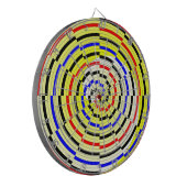 Yellow Spirals von Kenneth Yoncich Dartscheibe (Vorderseite Links)