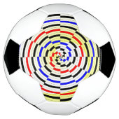 Yellow Spirals von Kenneth Yoncich Fußball (Gedreht)