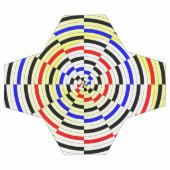 Yellow Spirals von Kenneth Yoncich Fußball (Flach)