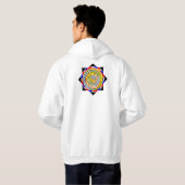 Yellow Spirals von Kenneth Yoncich Hoodie (Schwarz voll)
