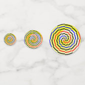 Yellow Spirals von Kenneth Yoncich Konfetti (Vorderseiten)