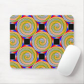 Yellow Spirals von Kenneth Yoncich Mousepad (Mit Mouse)