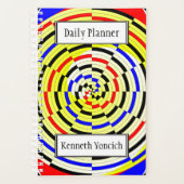 Yellow Spirals von Kenneth Yoncich Planer (Vorderseite)