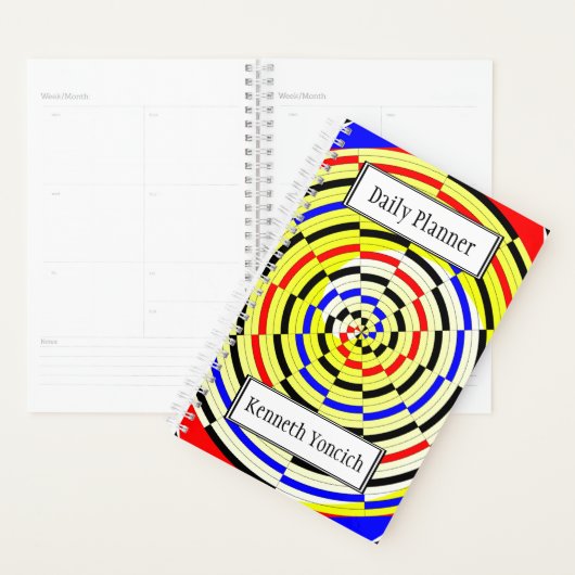 Yellow Spirals von Kenneth Yoncich Planer (Anzeige)