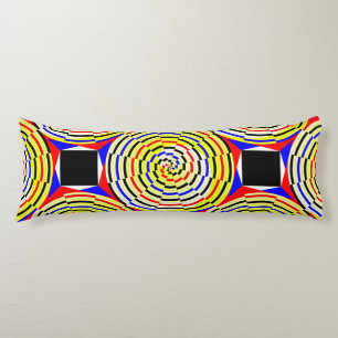 Yellow Spirals von Kenneth Yoncich Seitenschläferkissen