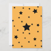 YELLOW SPOOKTACULAR Halloween Party Einladung (Rückseite)