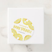 Yellow Sprinkle Donut Geburtstagsparty Danke Geschenkanhänger (Beispiel)