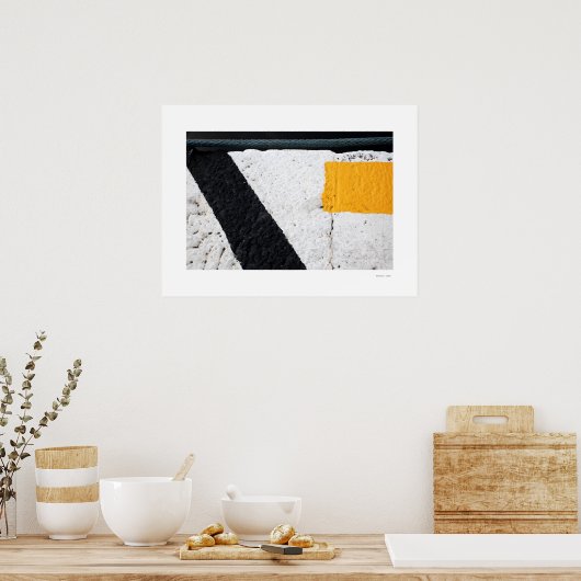 YELLOW SQUARE Poster (Küche)