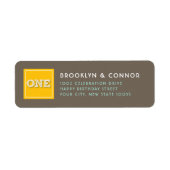 Yellow Square Sketch ONE Zehn Geburtstagsparty (Vorne)