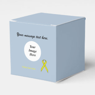 Yellow Standard Ribbon Template von Kenneth Yoncic Geschenkschachtel