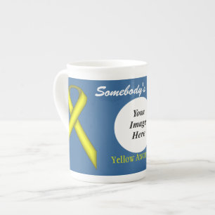 Yellow Standard Ribbon Template von Kenneth Yoncic Porzellantasse