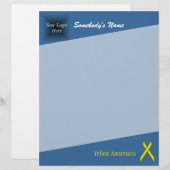 Yellow Standard Ribbon von Kenneth Yoncich (Vorne/Hinten)