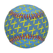 Yellow Standard Ribbon von Kenneth Yoncich Baseball (Rückseite)