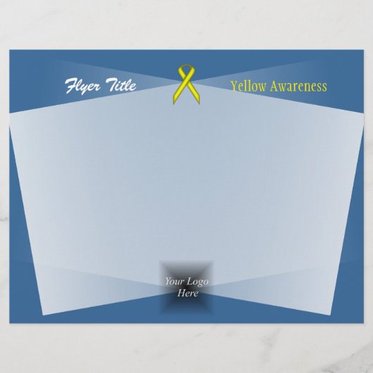 Yellow Standard Ribbon von Kenneth Yoncich Flyer (Vorne)