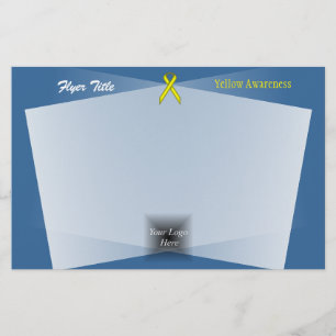 Yellow Standard Ribbon von Kenneth Yoncich Flyer