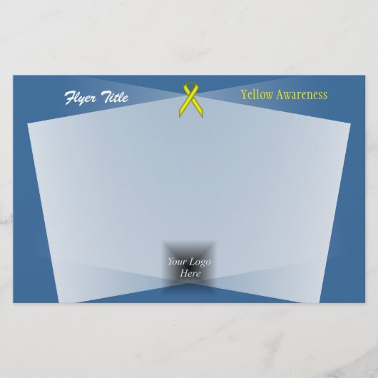 Yellow Standard Ribbon von Kenneth Yoncich Flyer (Vorne)