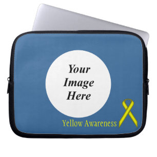 Yellow Standard Ribbon von Kenneth Yoncich Laptopschutzhülle