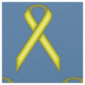 Yellow Standard Ribbon von Kenneth Yoncich Stoff (Nahaufnahme)
