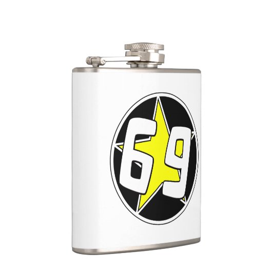 Yellow Star 69 Flachmann (Rechts)