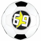 Yellow Star 69 Fußball (Vorderseite)