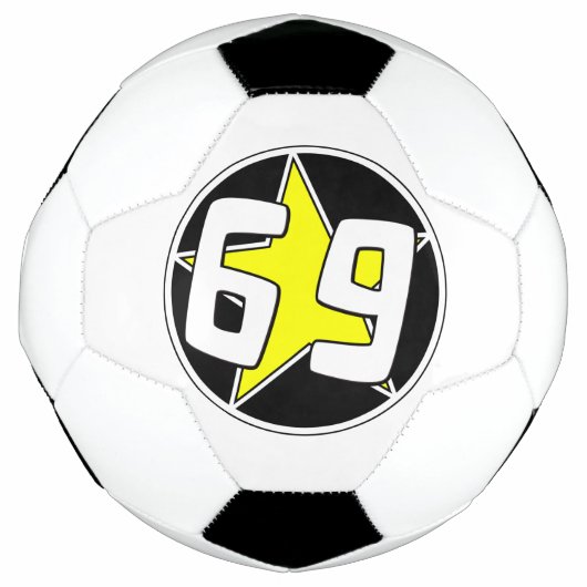 Yellow Star 69 Fußball (Vorderseite)