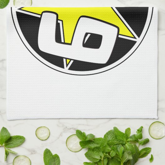 Yellow Star 69 Geschirrtuch (Gefaltet)