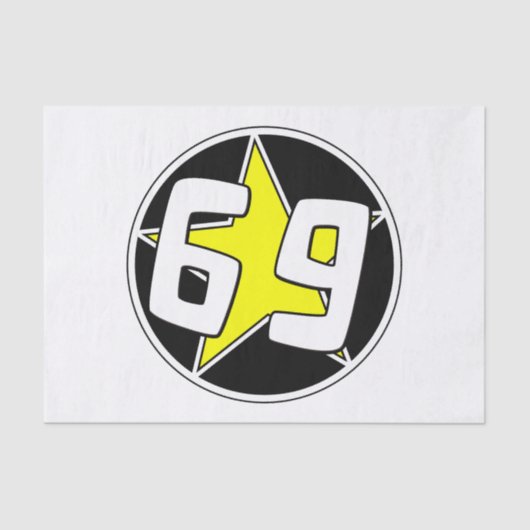 Yellow Star 69 Seidenpapier (Vorderseite)