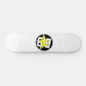 Yellow Star 69 Skateboard (Horizontal)