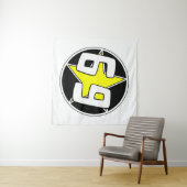 Yellow Star 69 Wandteppich (Beispiel (Horizontal))