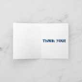 Yellow Star Bar Mitzvah Karte (Innenseite)