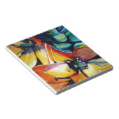 Yellow Star der Bethlehem Blume Aquarellkunst Notizblock (angewinkelt)