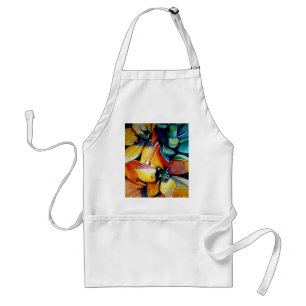 Yellow Star der Bethlehem Blume Aquarellkunst Schürze