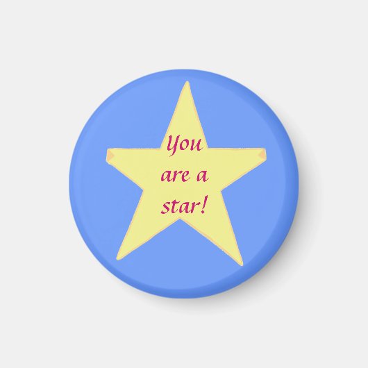 Yellow Star, du bist ein Star Magnet (Vorne)