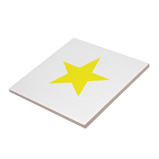 Yellow Star Fliese (Seite)