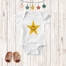 Yellow Star | Niedliches Adorable Unisex Monogramm