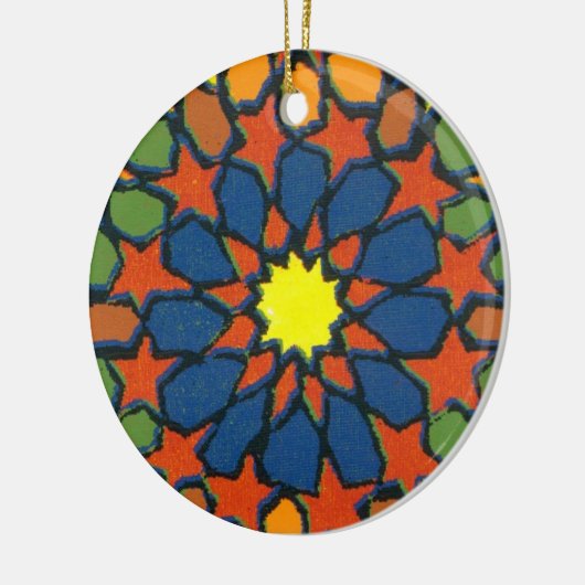 Yellow Star Ornament (Links)