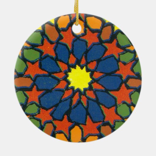 Yellow Star Ornament (Hinten)