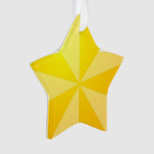 Yellow Star Ornament (Vorderseite)