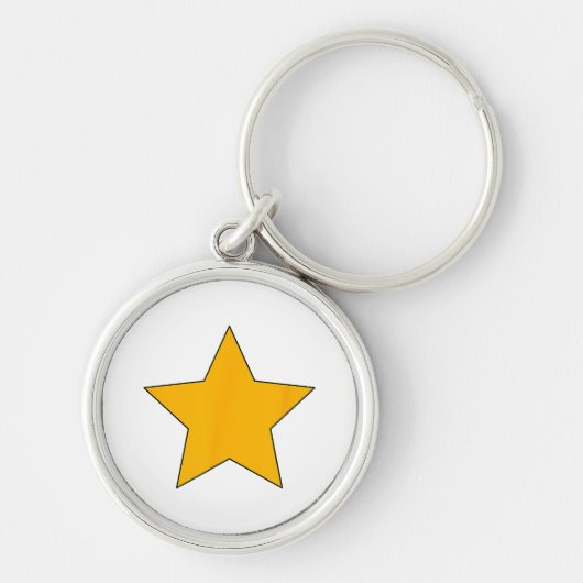 Yellow Star Schlüsselanhänger (Vorne)