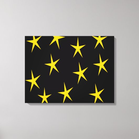 YELLOW STARS LEINWANDDRUCK (Vorderseite)