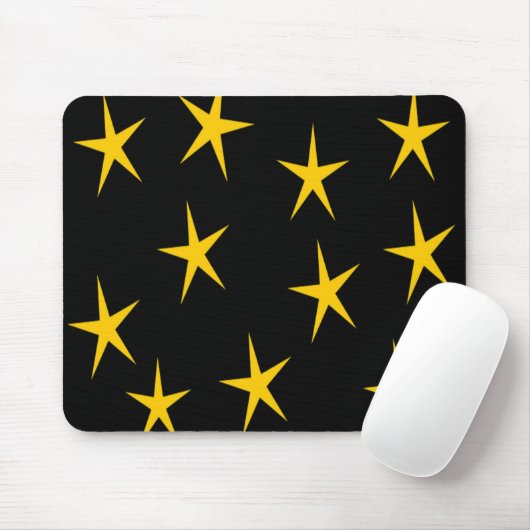 YELLOW STARS MOUSEPAD (Mit Mouse)