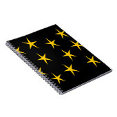 YELLOW STARS NOTIZBLOCK (Rechte Seite)