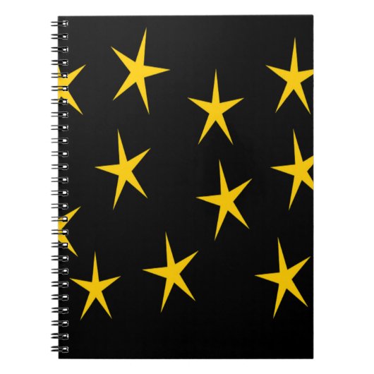 YELLOW STARS NOTIZBLOCK (Vorderseite)