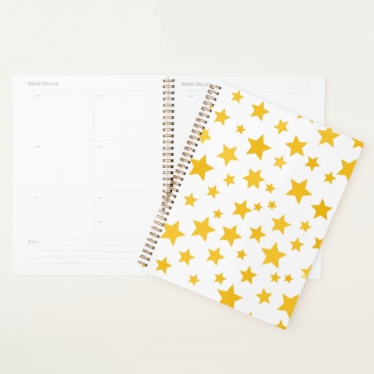 yellow stars on white background planer (Anzeige)