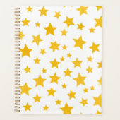 yellow stars on white background planer (Vorderseite)