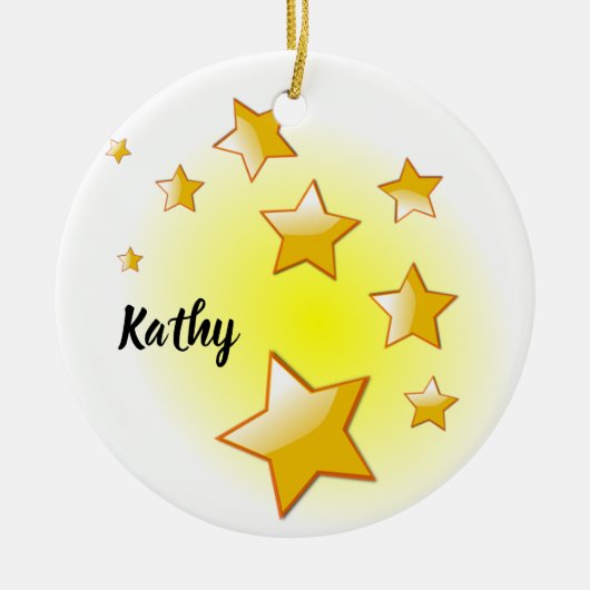 Yellow Stars Ornament (Vorne)