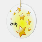 Yellow Stars Ornament (Links)