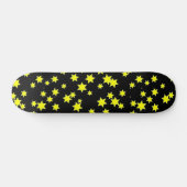 Yellow Stars Skateboard (Horizontal)