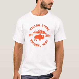 Yellow Stone Est 1872 National Park USA Park T-Shirt
